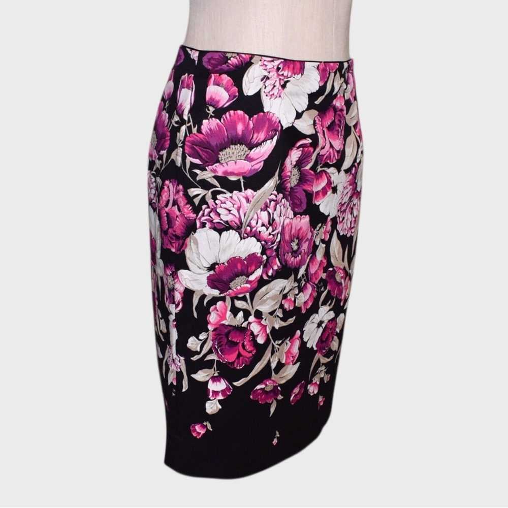 White House Black Market Floral Pencil Skirt - Picture 2 of 6
